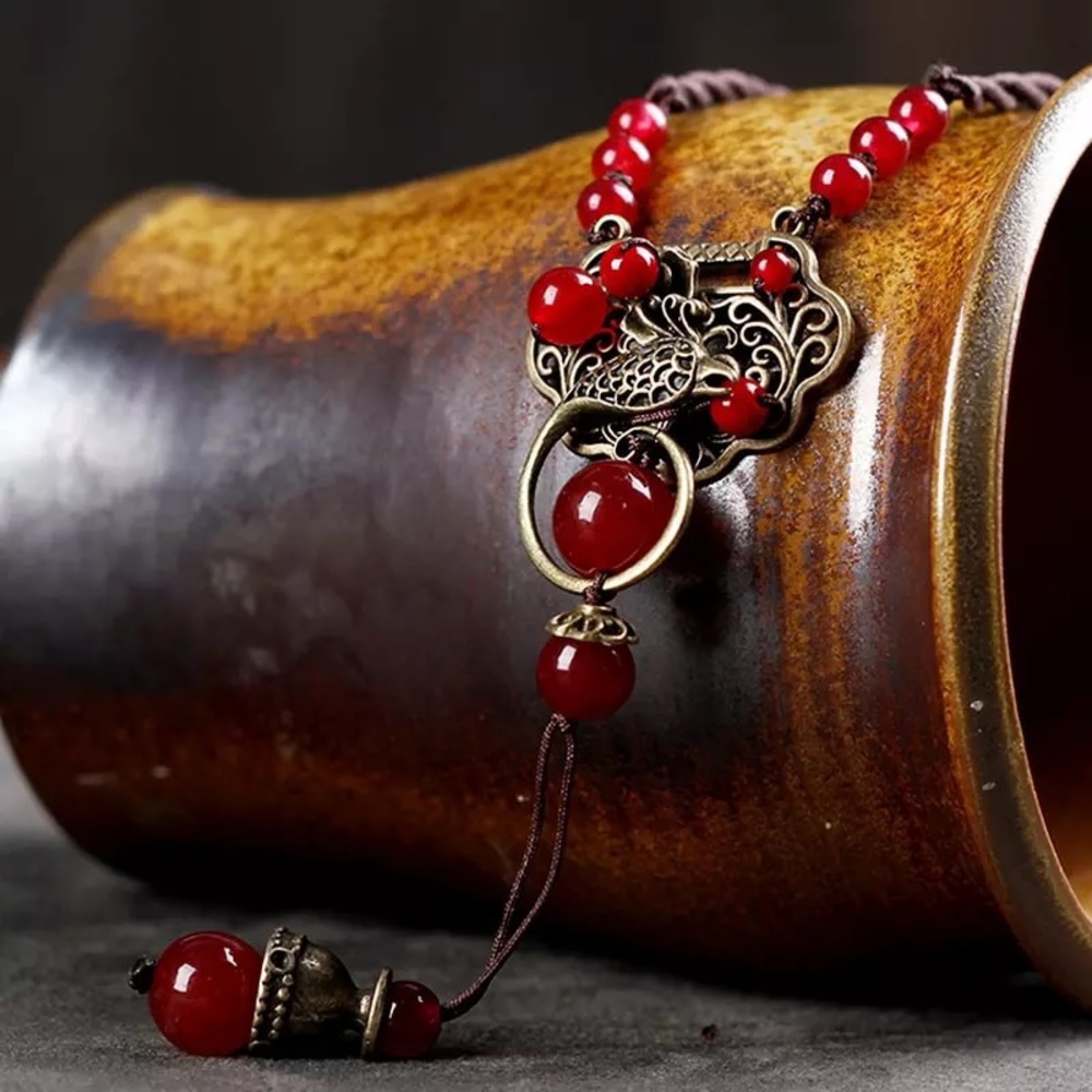 Long Ethnic Necklace (Phoenix)